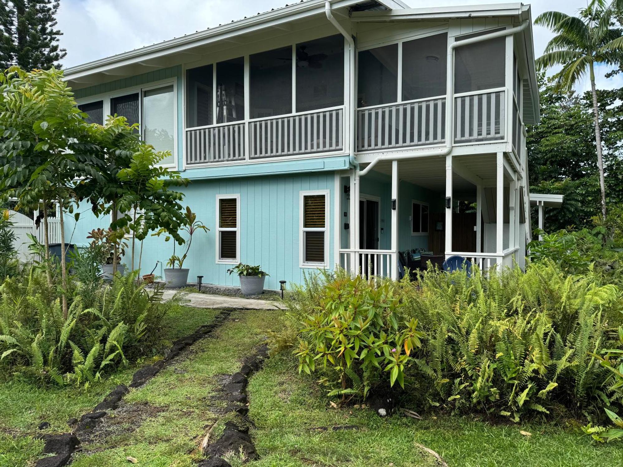 Ferienwohnung Hale O Malu At Kaloli Point Keaau Exterior foto
